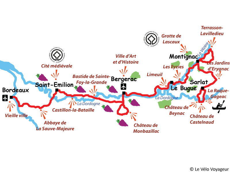 Dordogne cycling holiday